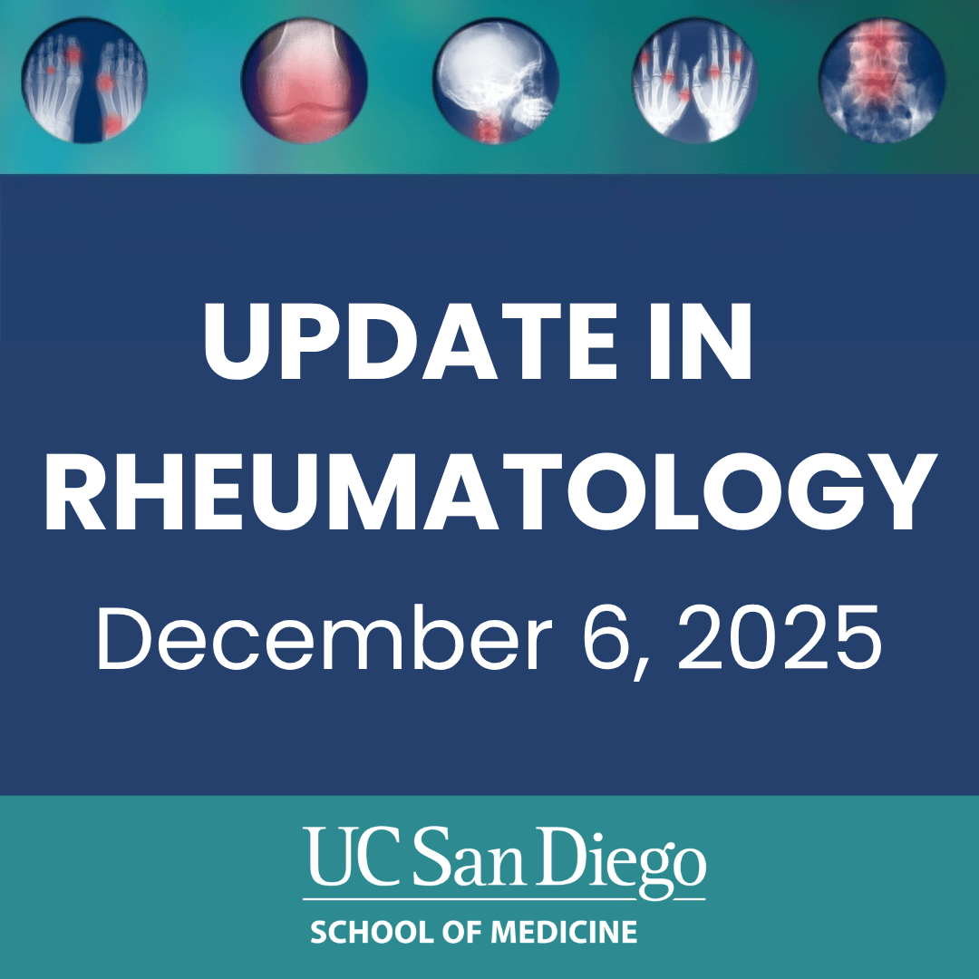 2025 Update: Rheumatology Year in Review - SAVE THE DATE Banner